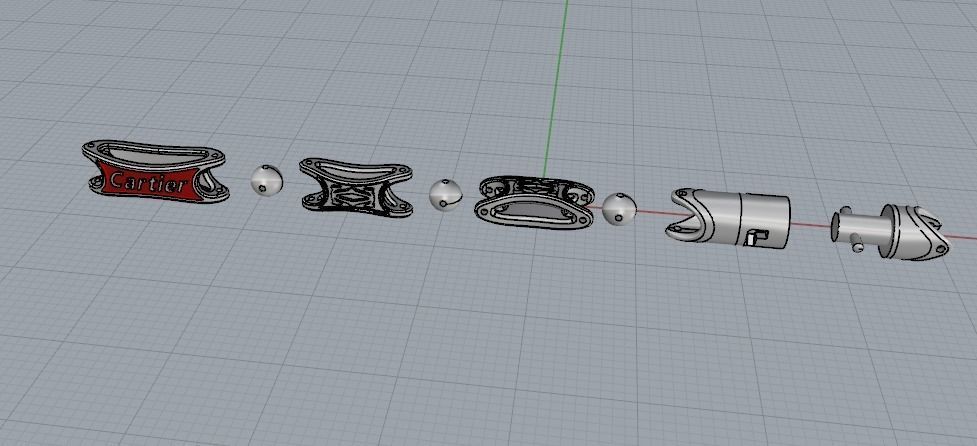 Bracelet N012266 3D print model_5