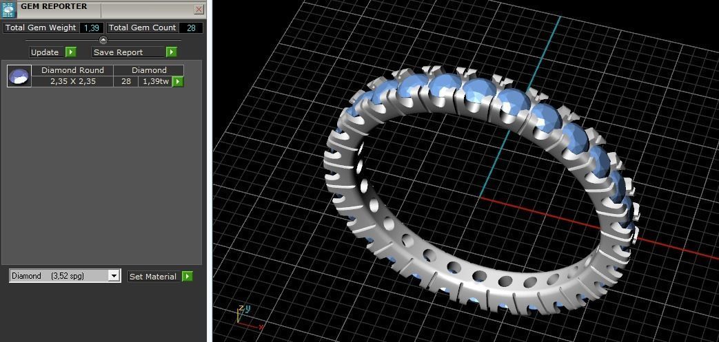 Ring N012248 3D print model_9
