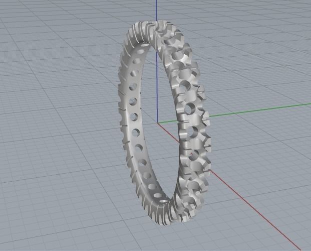 Ring N012248 3D print model_4