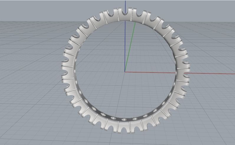 Ring N012248 3D print model_3