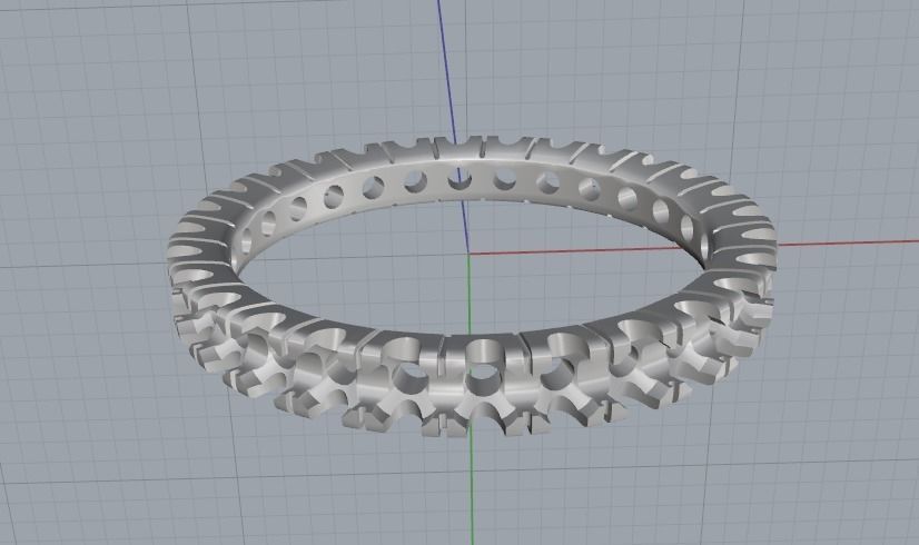 Ring N012248 3D print model_5
