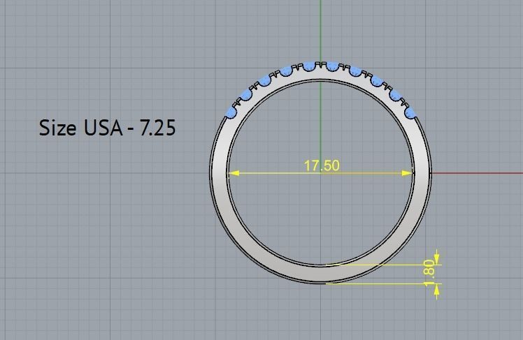 Ring N012226 3D print model_5