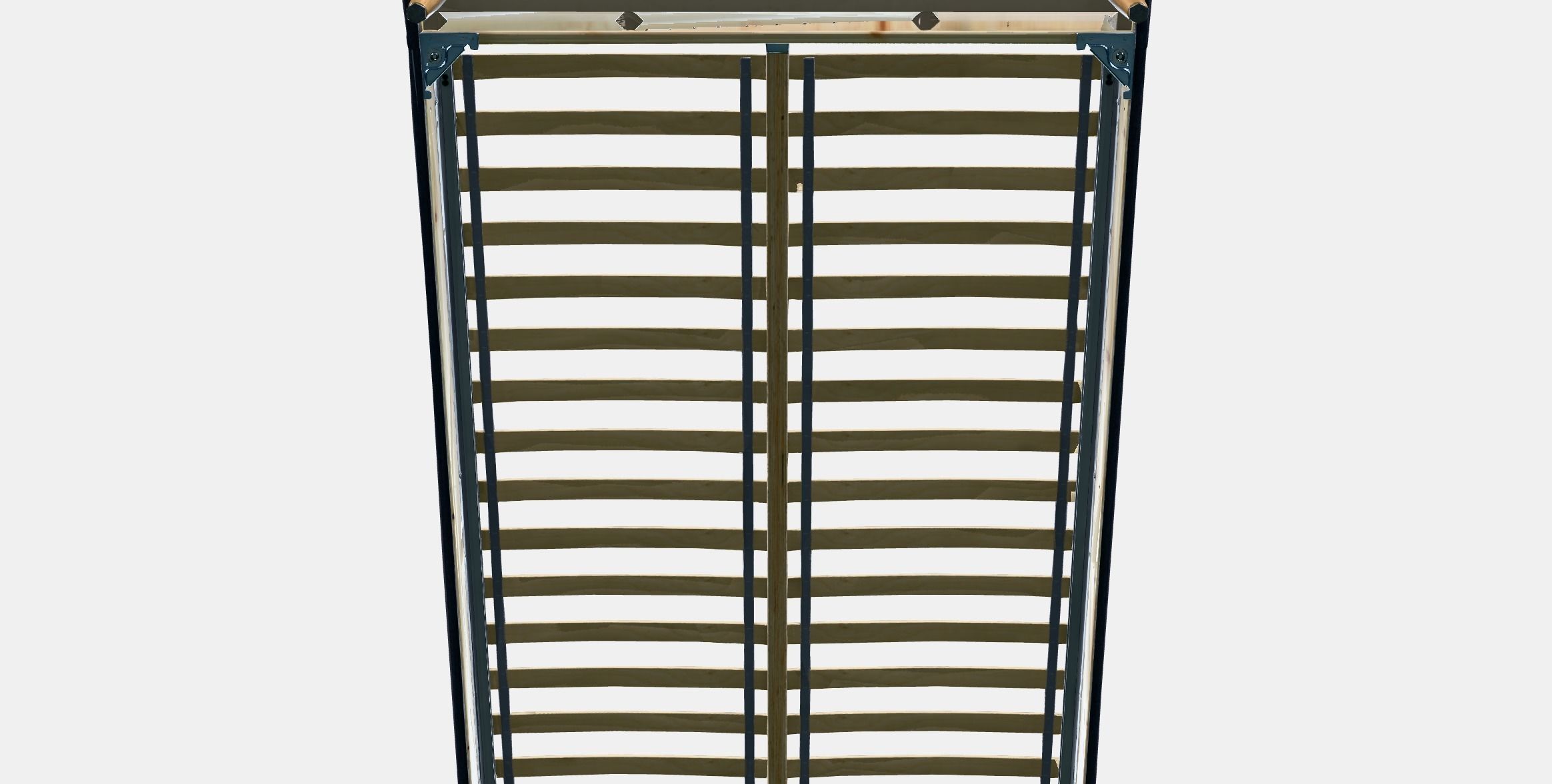 IDANAS Upholstered bed frame Low-poly 3D model_8