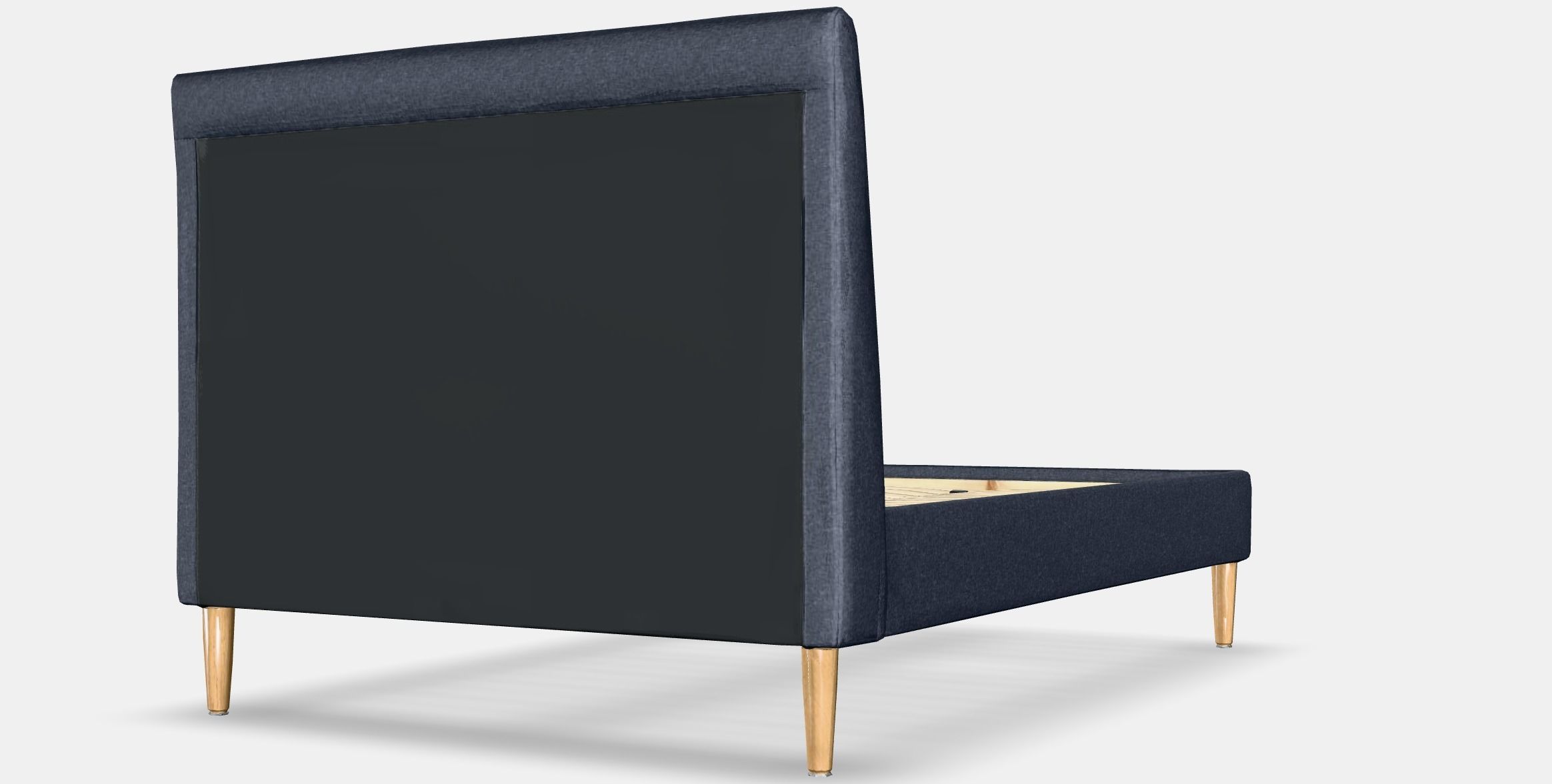 IDANAS Upholstered bed frame Low-poly 3D model_6