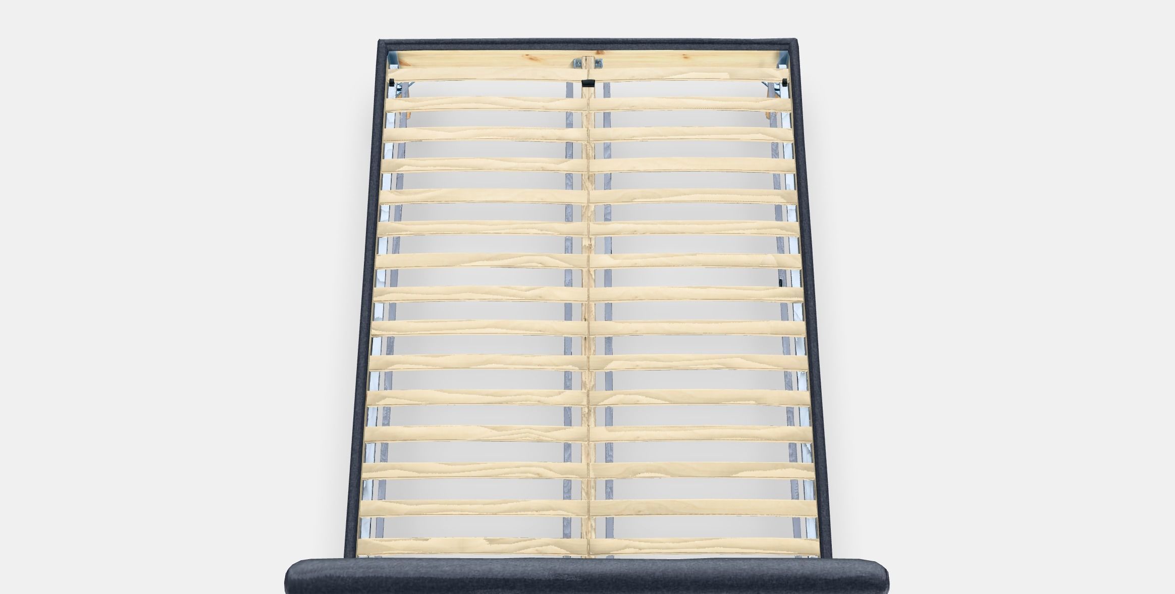 IDANAS Upholstered bed frame Low-poly 3D model_4