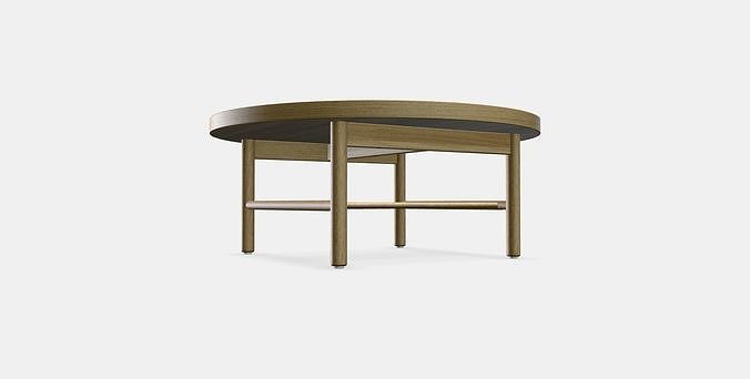 LISTERBY Coffee table Low-poly 3D model