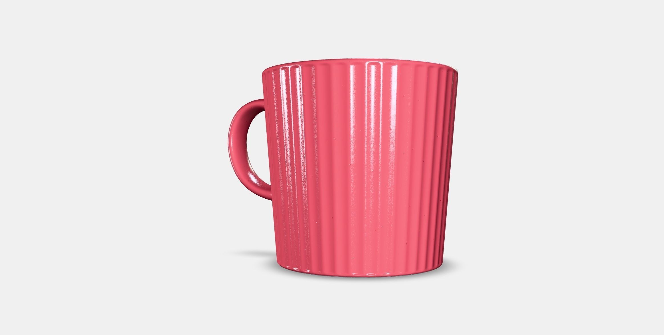 Imperial Mug Low-poly 3D model_7