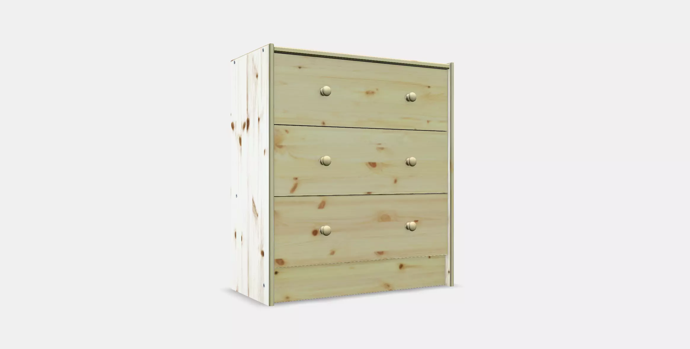 RAST Chest of 3 drawers 3D model_0