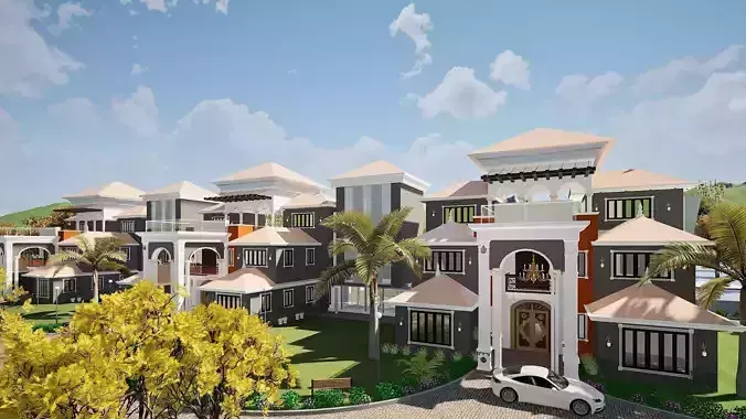 CLASSIC VILLA WITH 3D MODEL