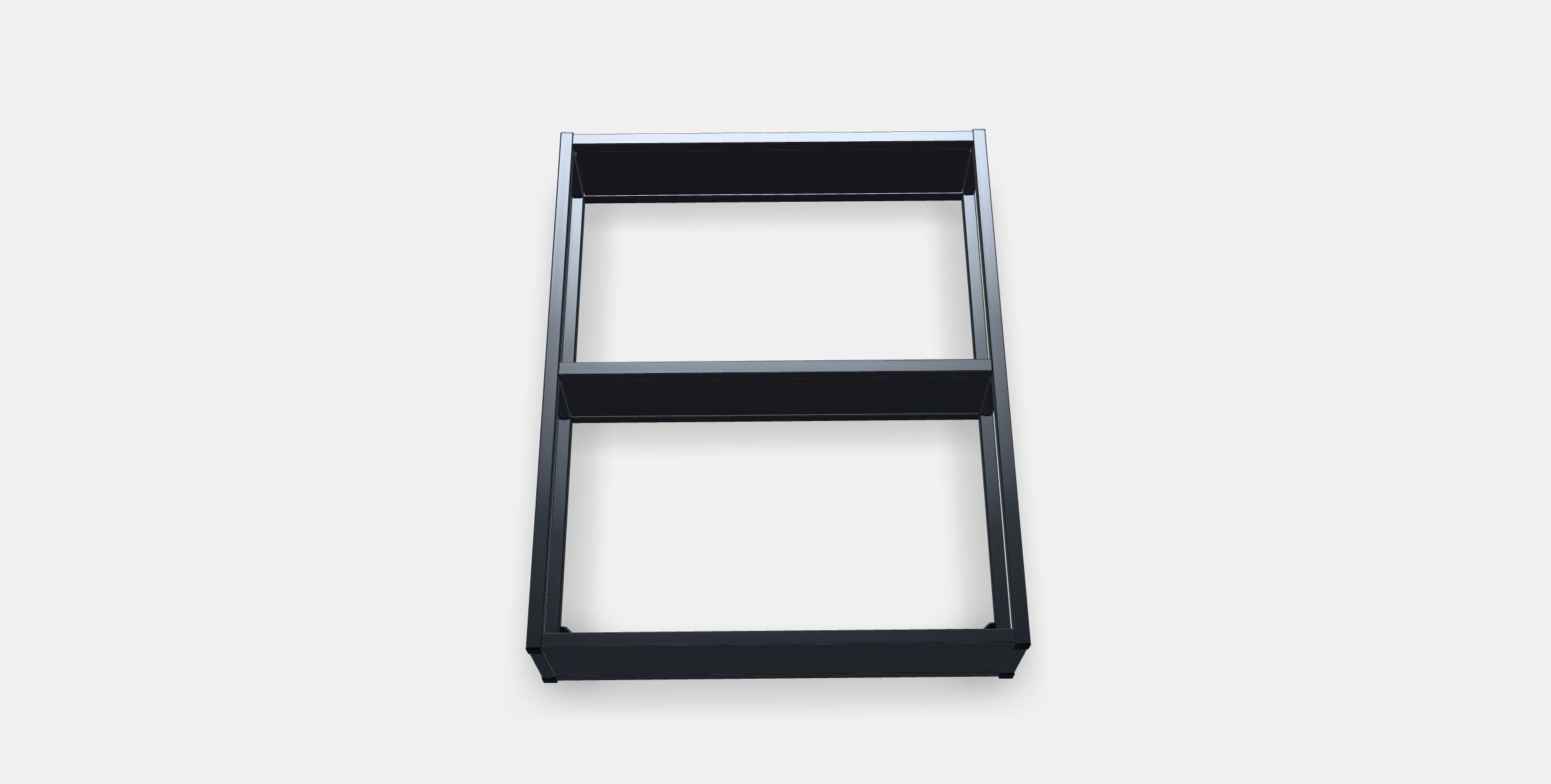 ENHET Wall fr w shelves Low-poly 3D model_2