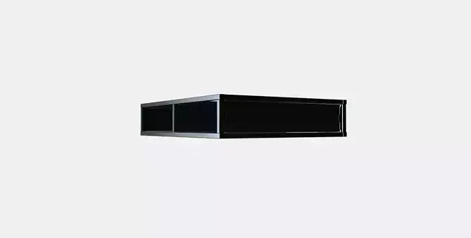ENHET Wall fr w shelves Low-poly 3D model