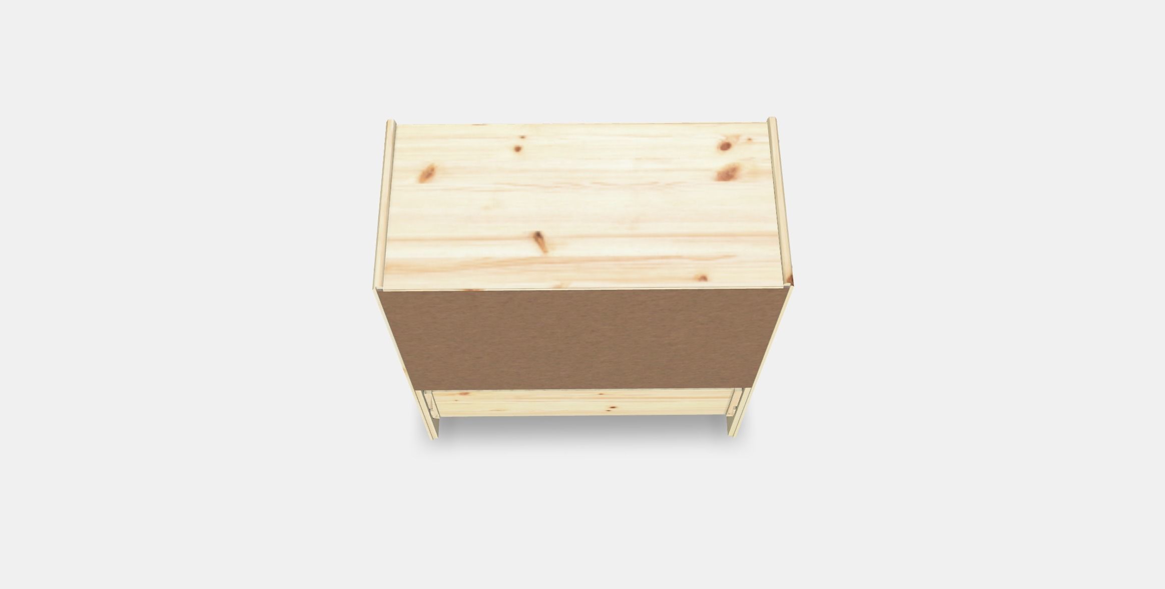 RAST Chest of 3 drawers Low-poly 3D model_3
