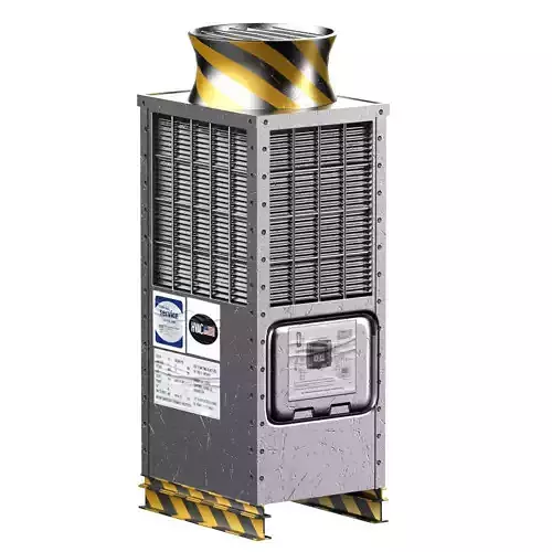 Rooftop Unit Low-poly 3D model