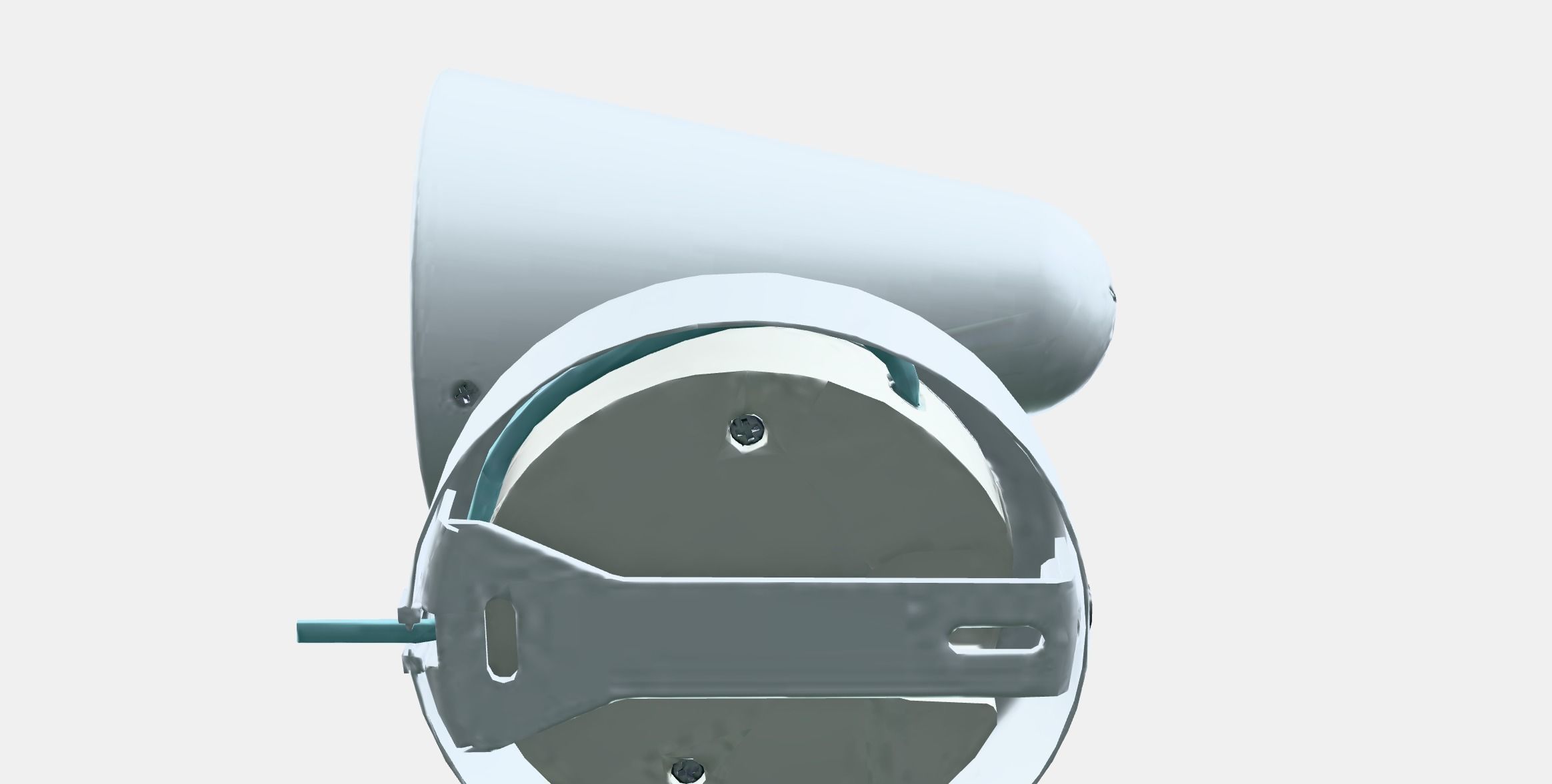 FUBBLA LED wall lamp Low-poly 3D model_9