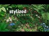 stylized plants  Low-poly 3D model_1