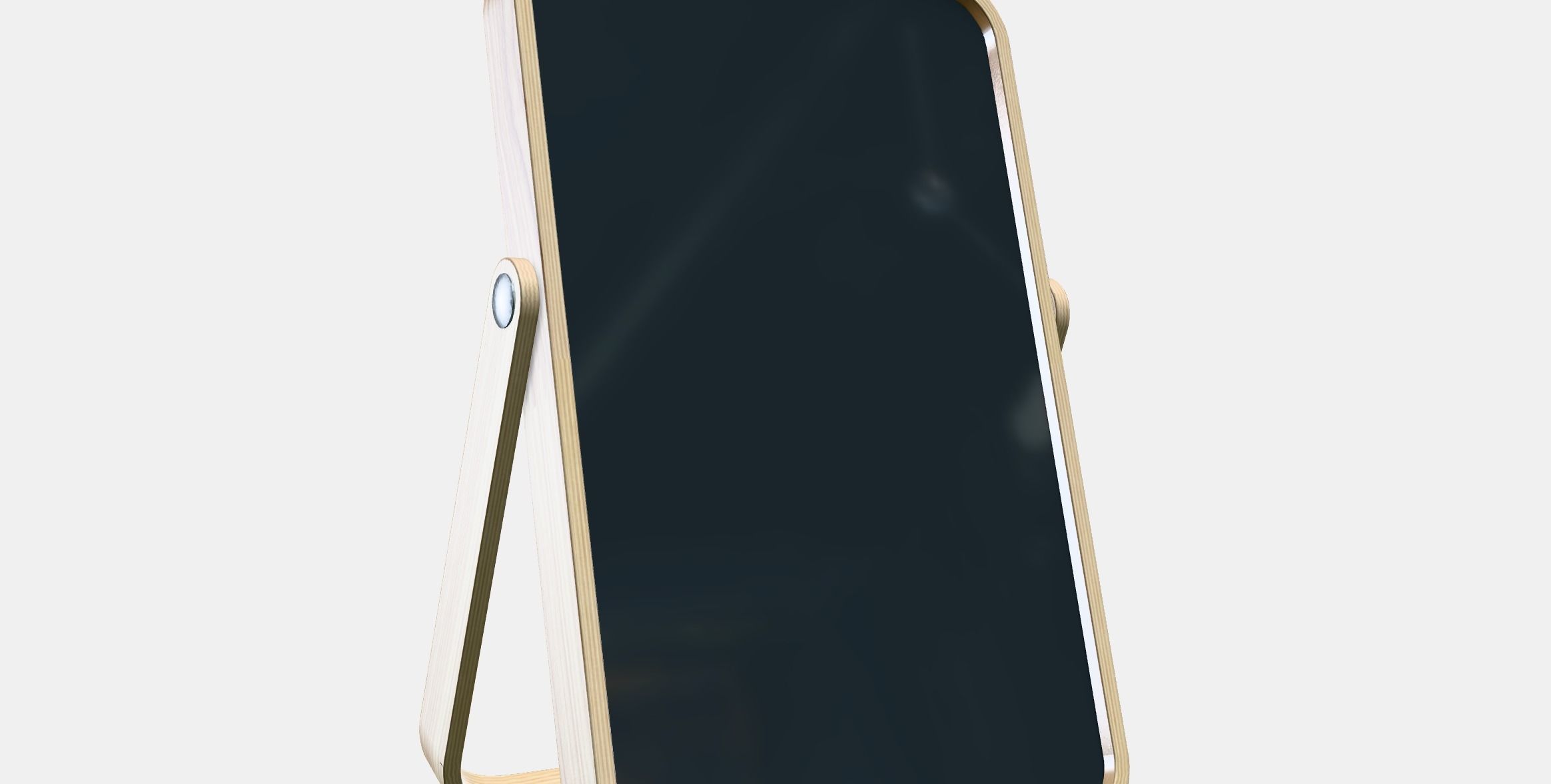 IKORNNES Table mirror Low-poly 3D model_12