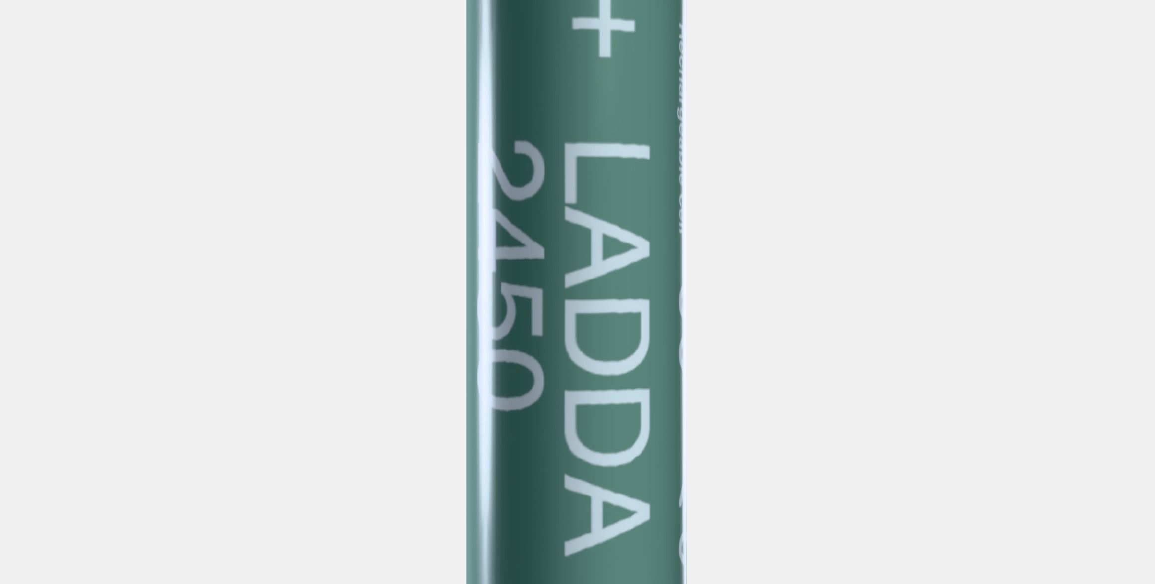 LADDA Rechargeable battery 1 Low-poly 3D model_8