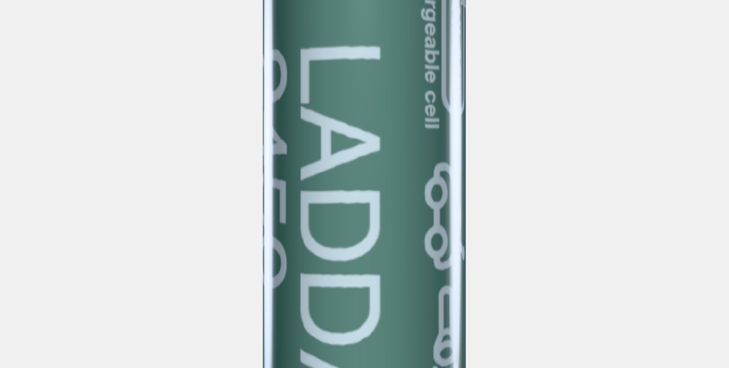 LADDA Rechargeable battery 1 Low-poly 3D model_10