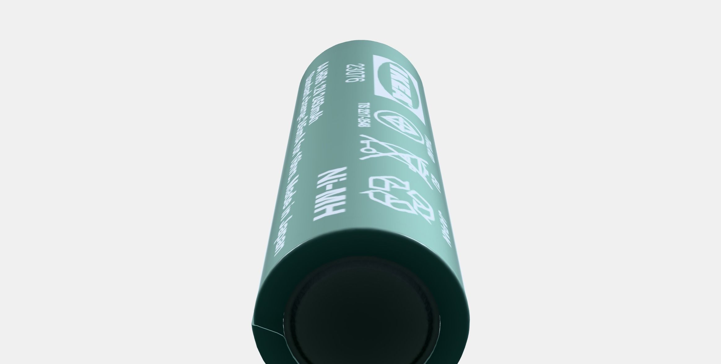 LADDA Rechargeable battery 1 Low-poly 3D model_7