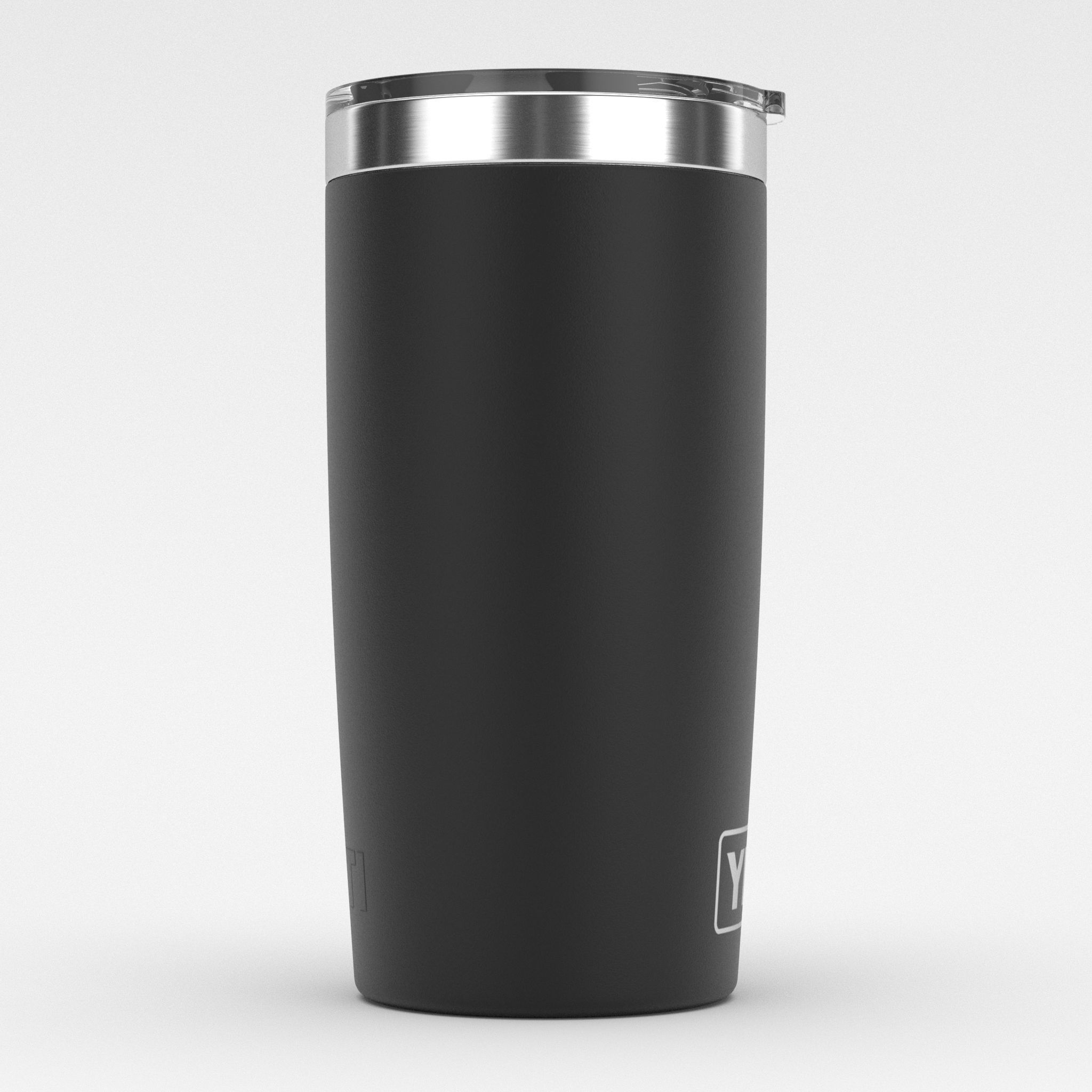 yeti rambler 10 oz black  3D model_4