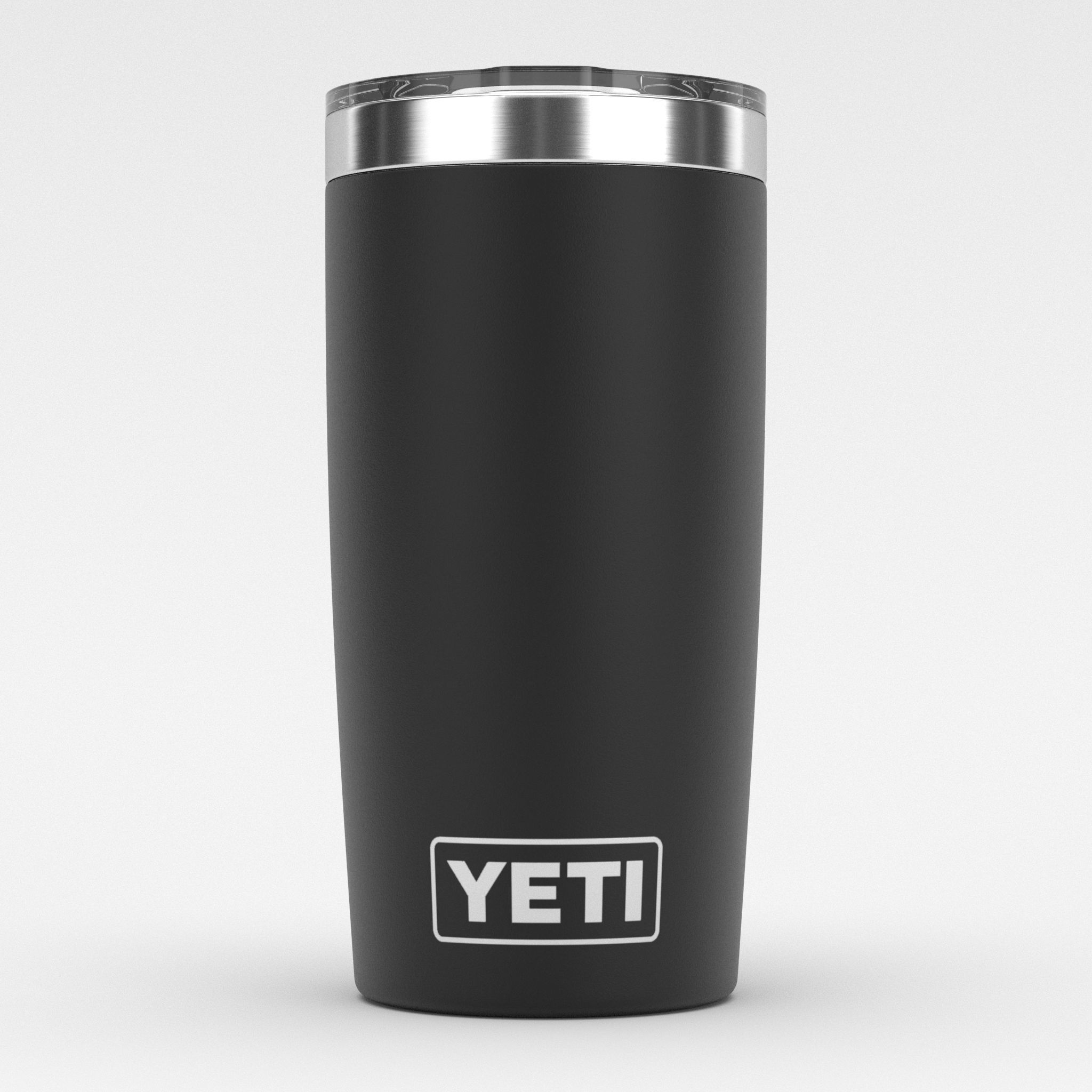 yeti rambler 10 oz black  3D model_2