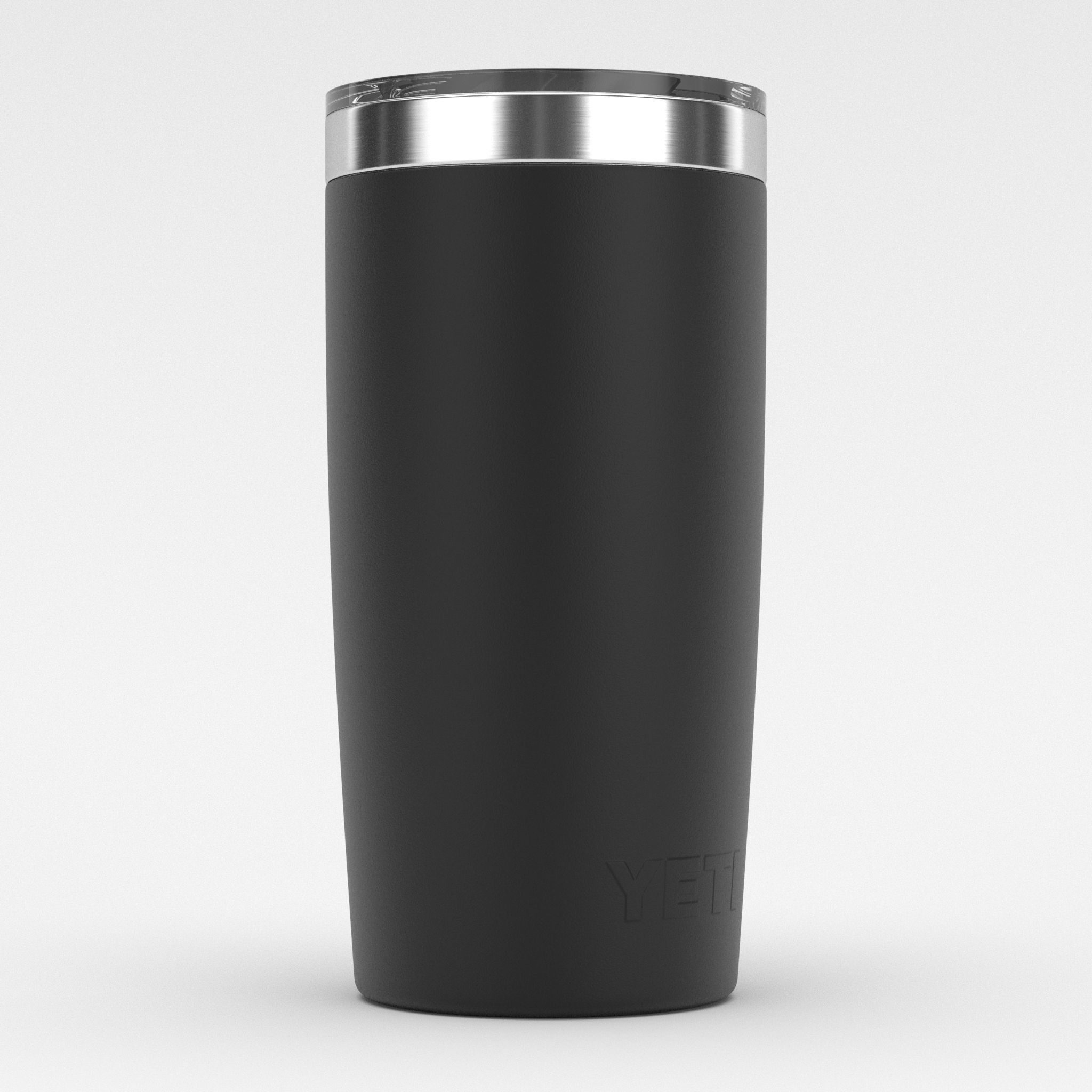 yeti rambler 10 oz black  3D model_7