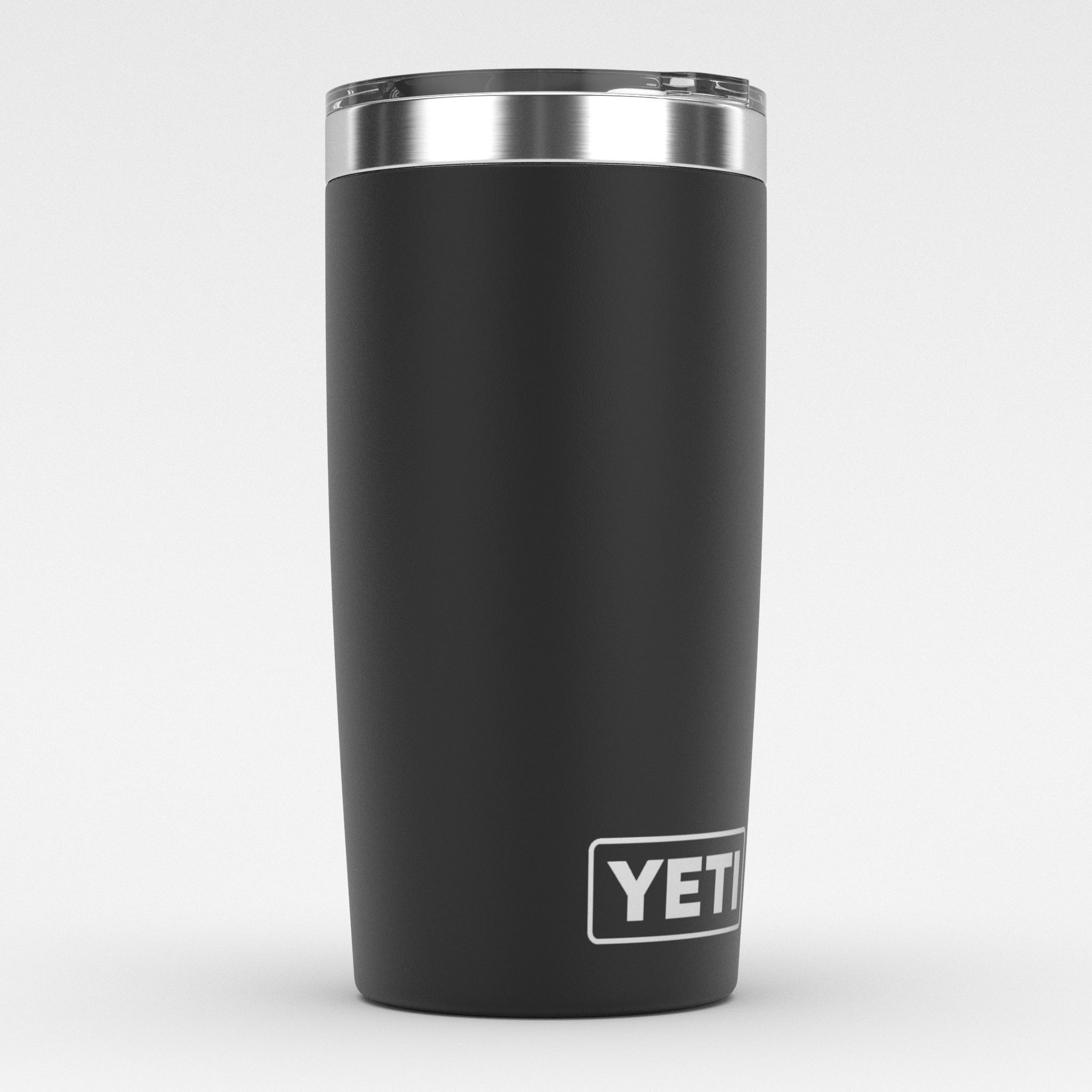 yeti rambler 10 oz black  3D model_3