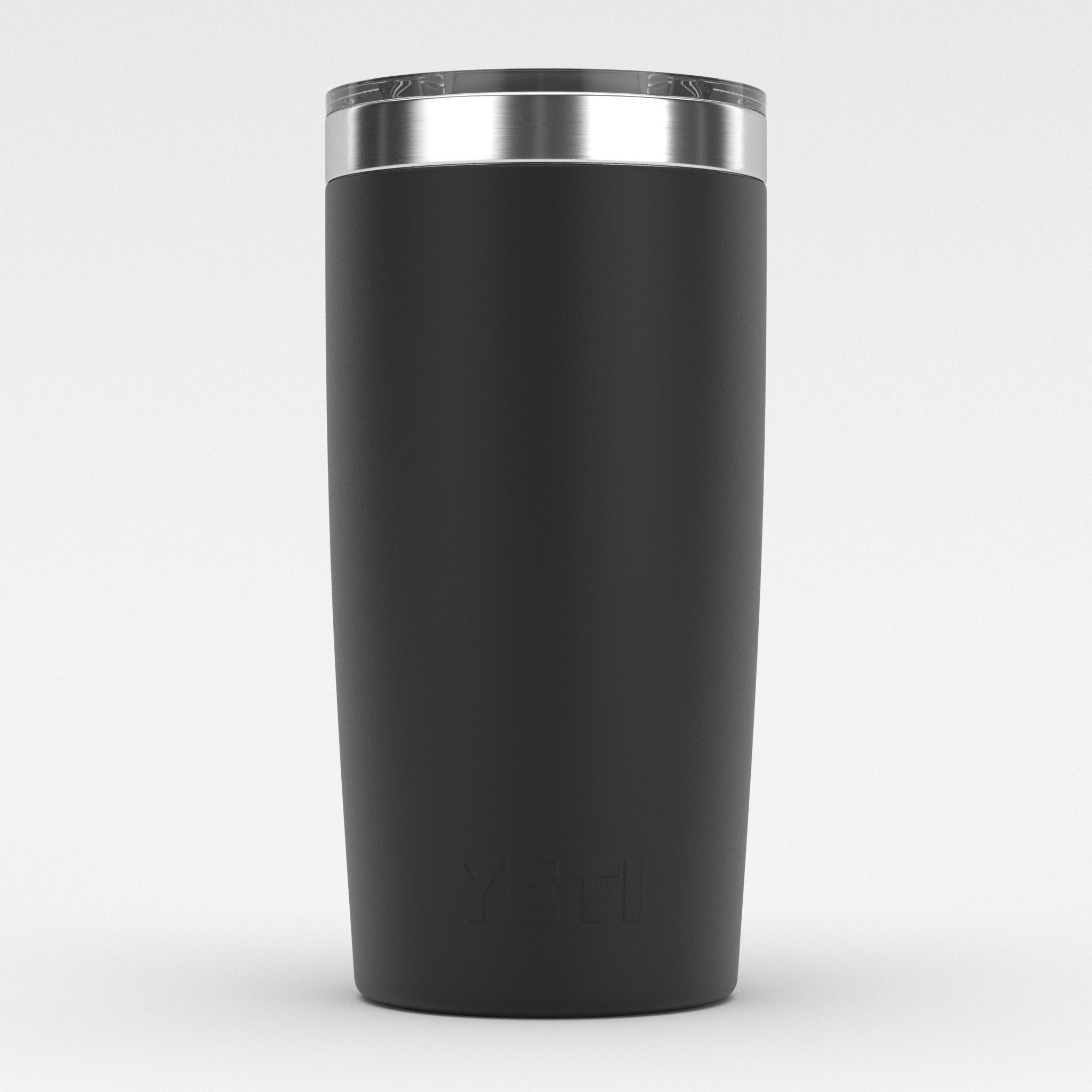 yeti rambler 10 oz black  3D model_6