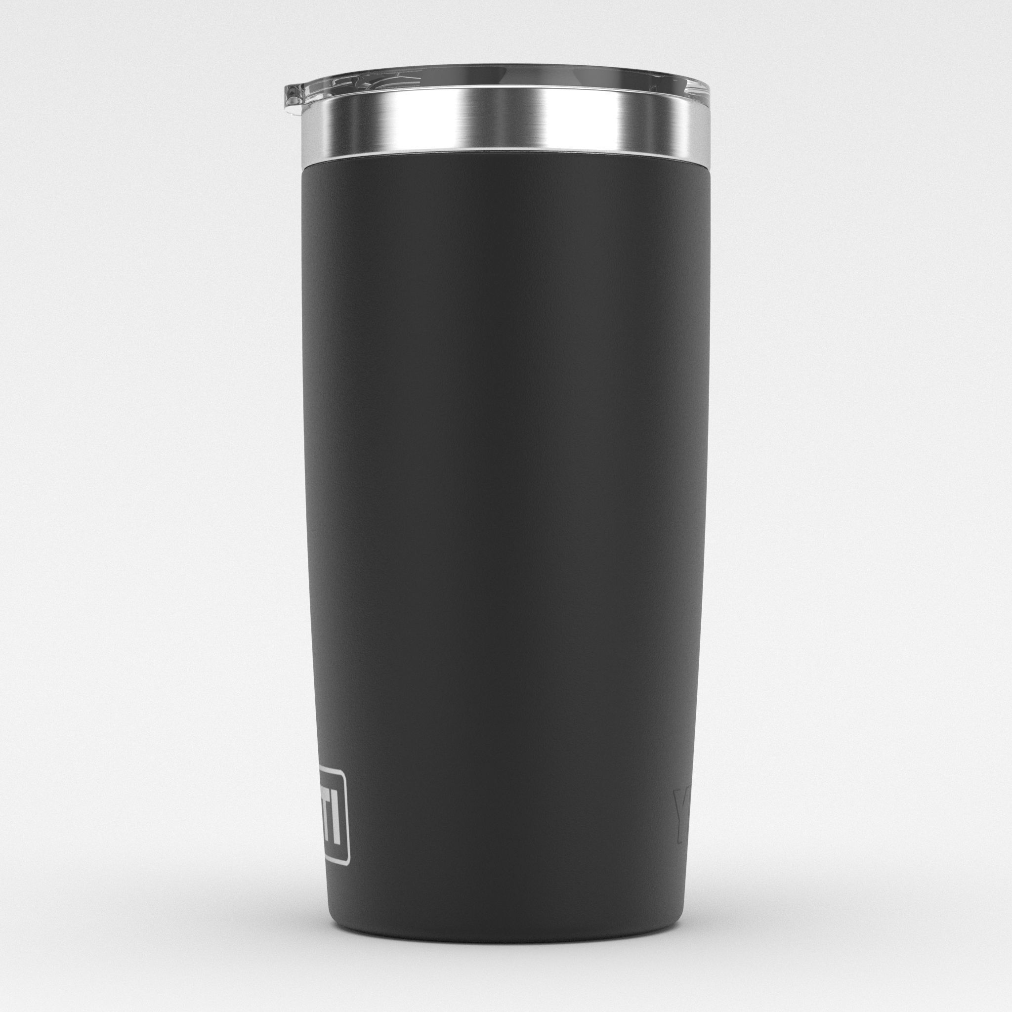 yeti rambler 10 oz black  3D model_8