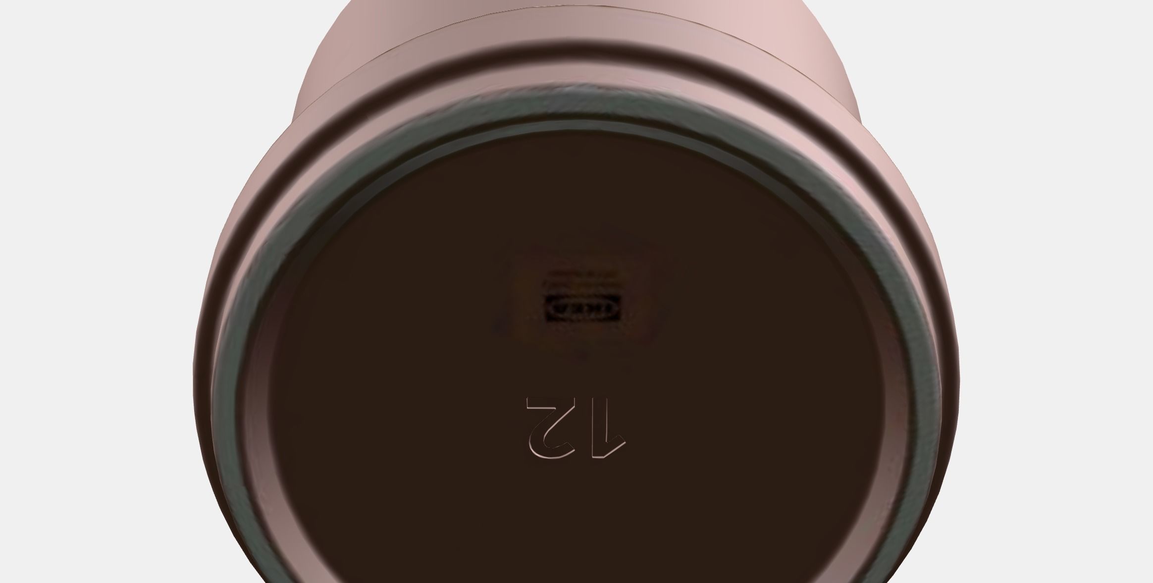 KLARBAR Plant pot with saucer Low-poly 3D model_7