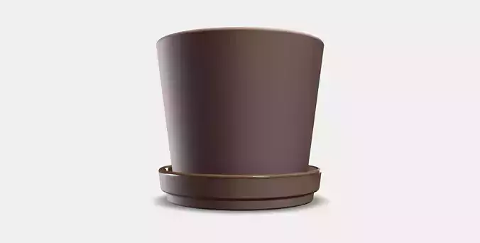 KLARBAR Plant pot with saucer