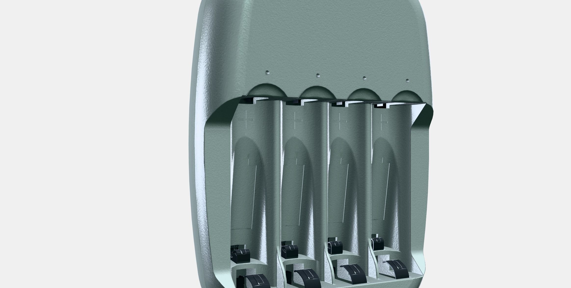 STENKOL Battery charger Low-poly 3D model_12