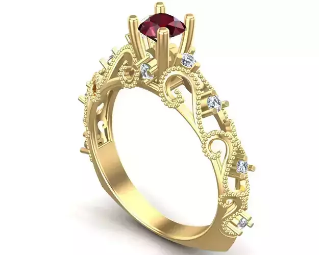 Gold Bridal Ring
