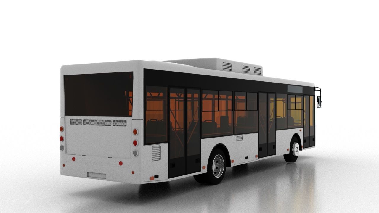 Bus Bogdan A70522 3D model_5