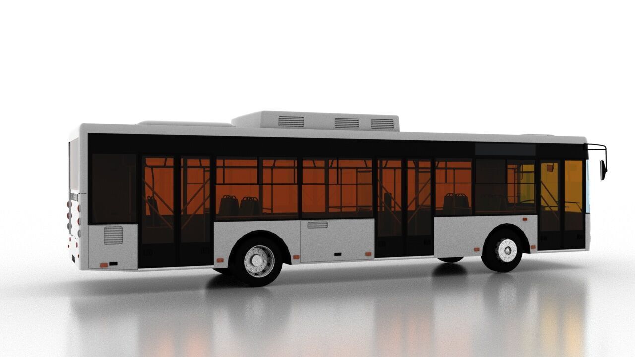 Bus Bogdan A70522 3D model_6