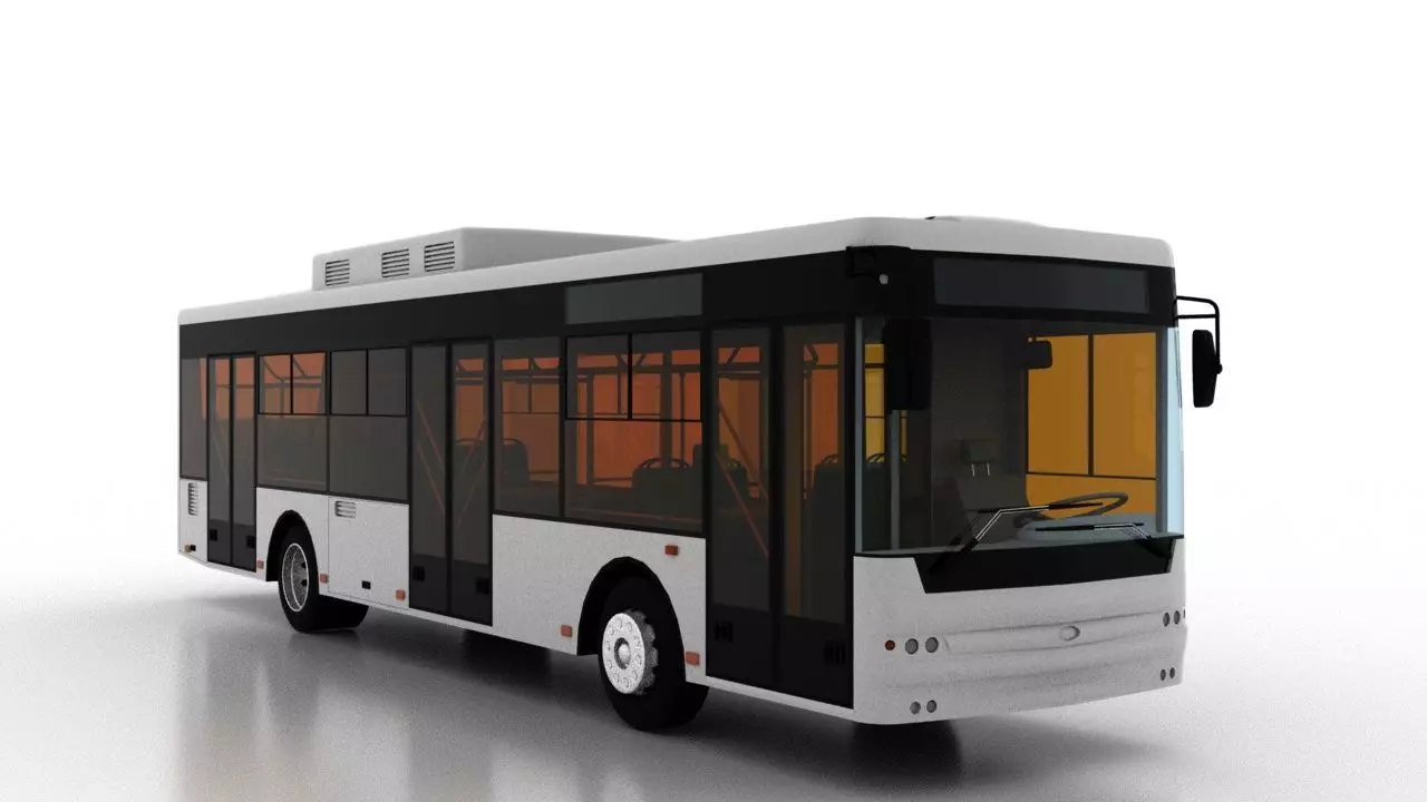 Bus Bogdan A70522 3D model_0