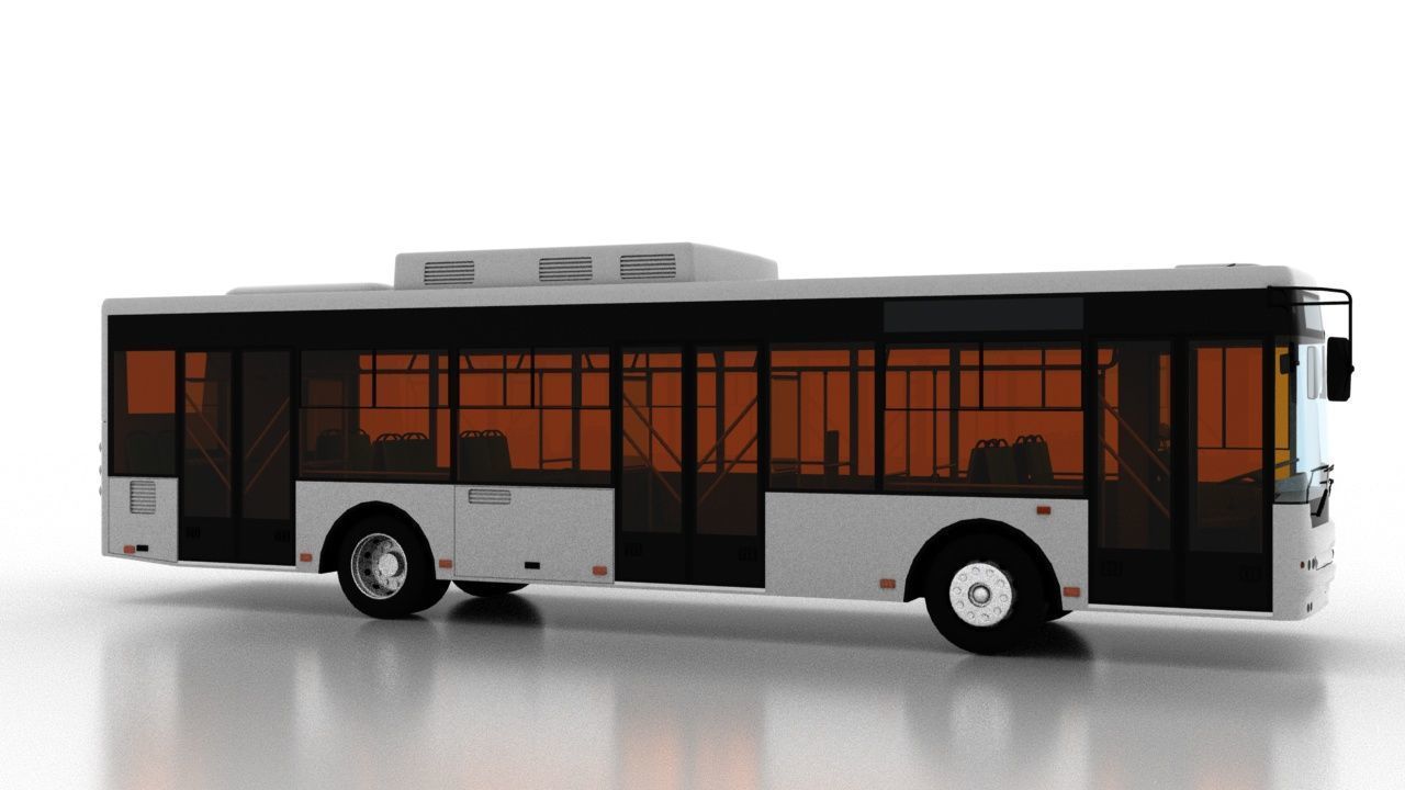 Bus Bogdan A70522 3D model_7