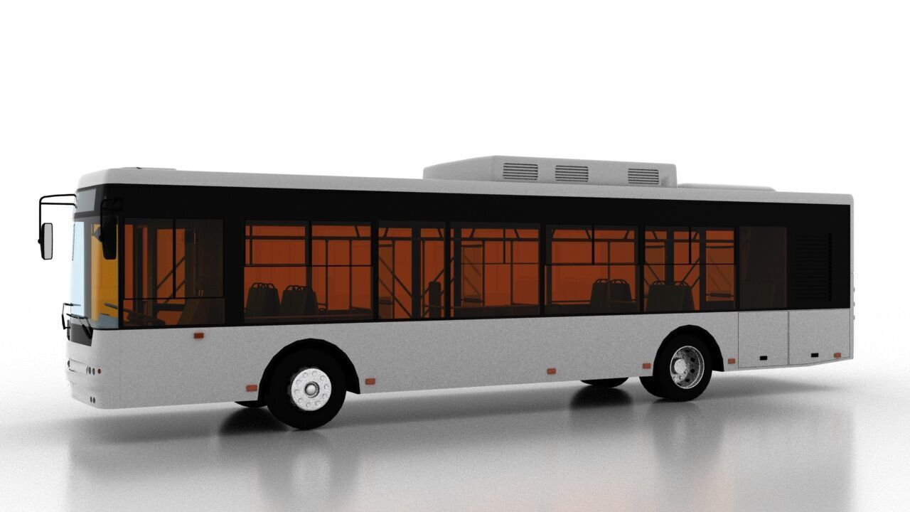 Bus Bogdan A70522 3D model_2