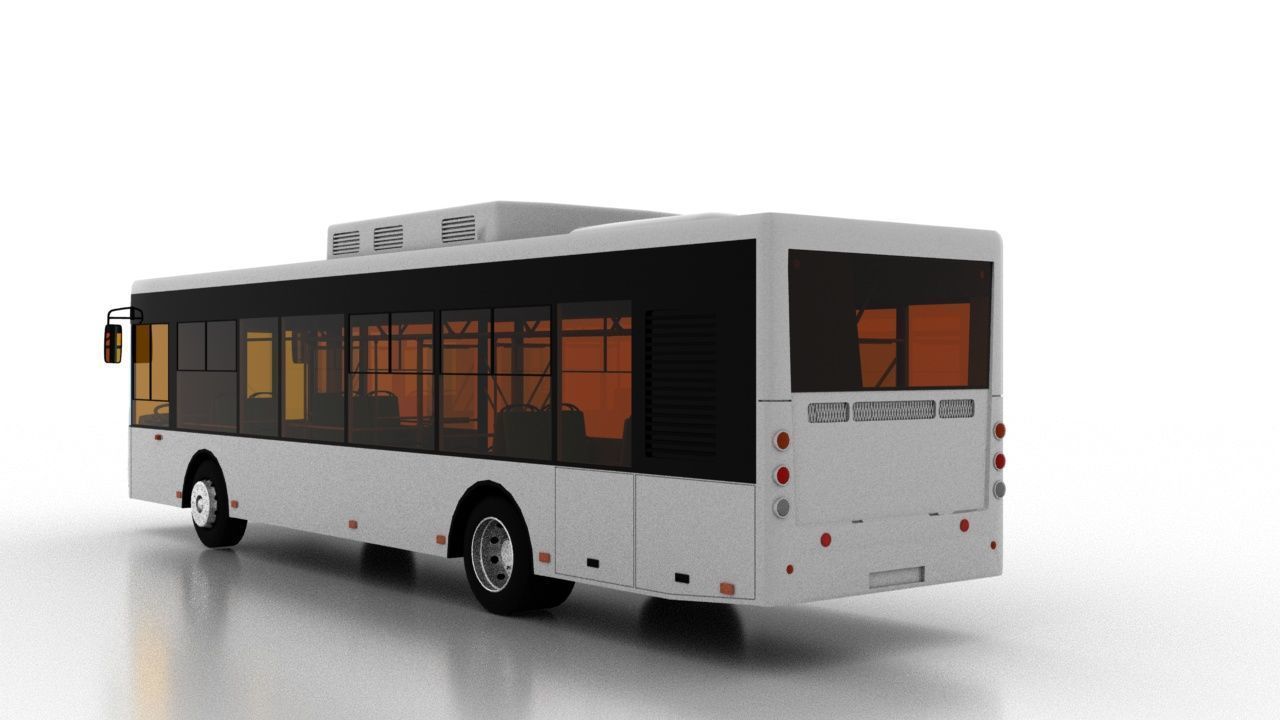 Bus Bogdan A70522 3D model_4