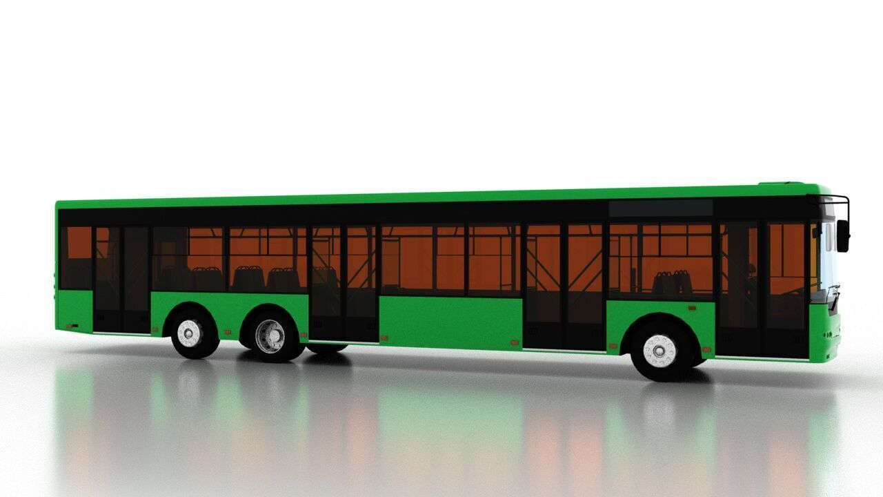 Bus Bogdan A80111 3D model_7