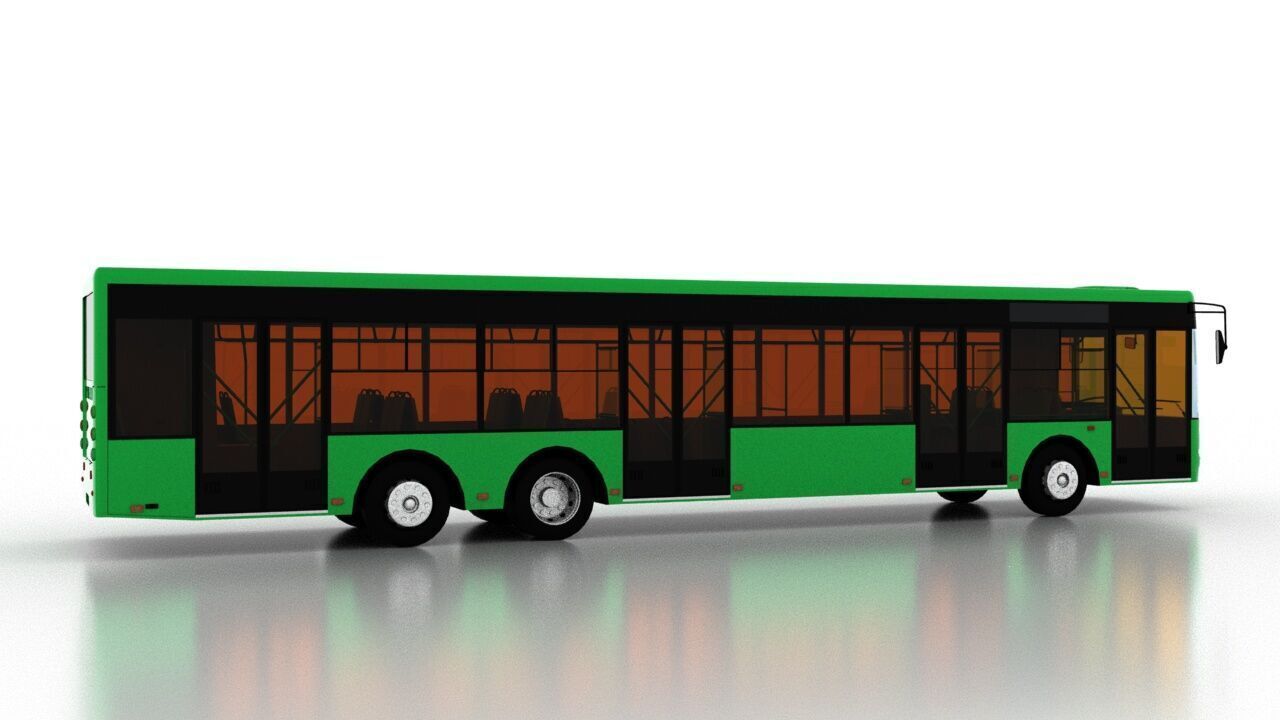 Bus Bogdan A80111 3D model_6