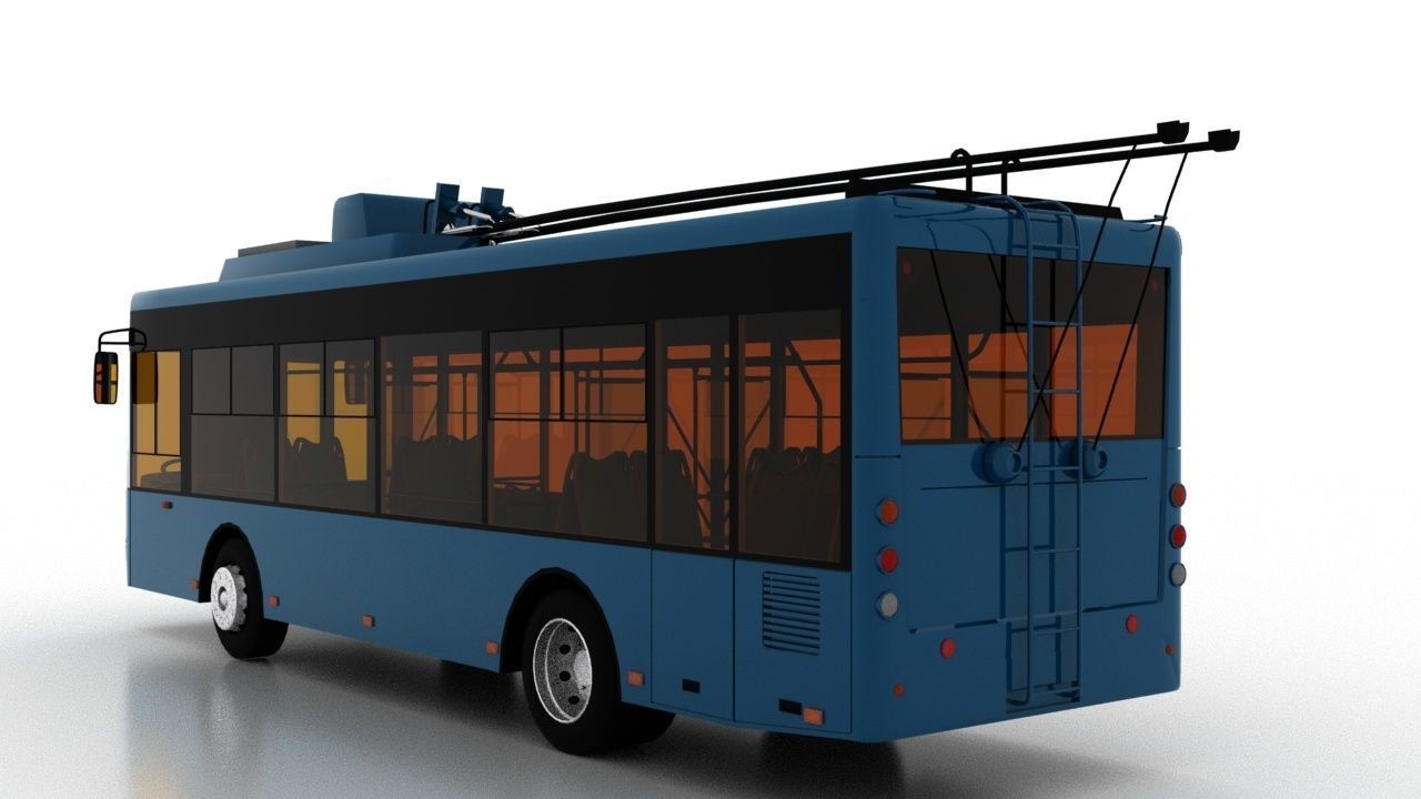 Trolleybus Bogdan T60112 3D model_4