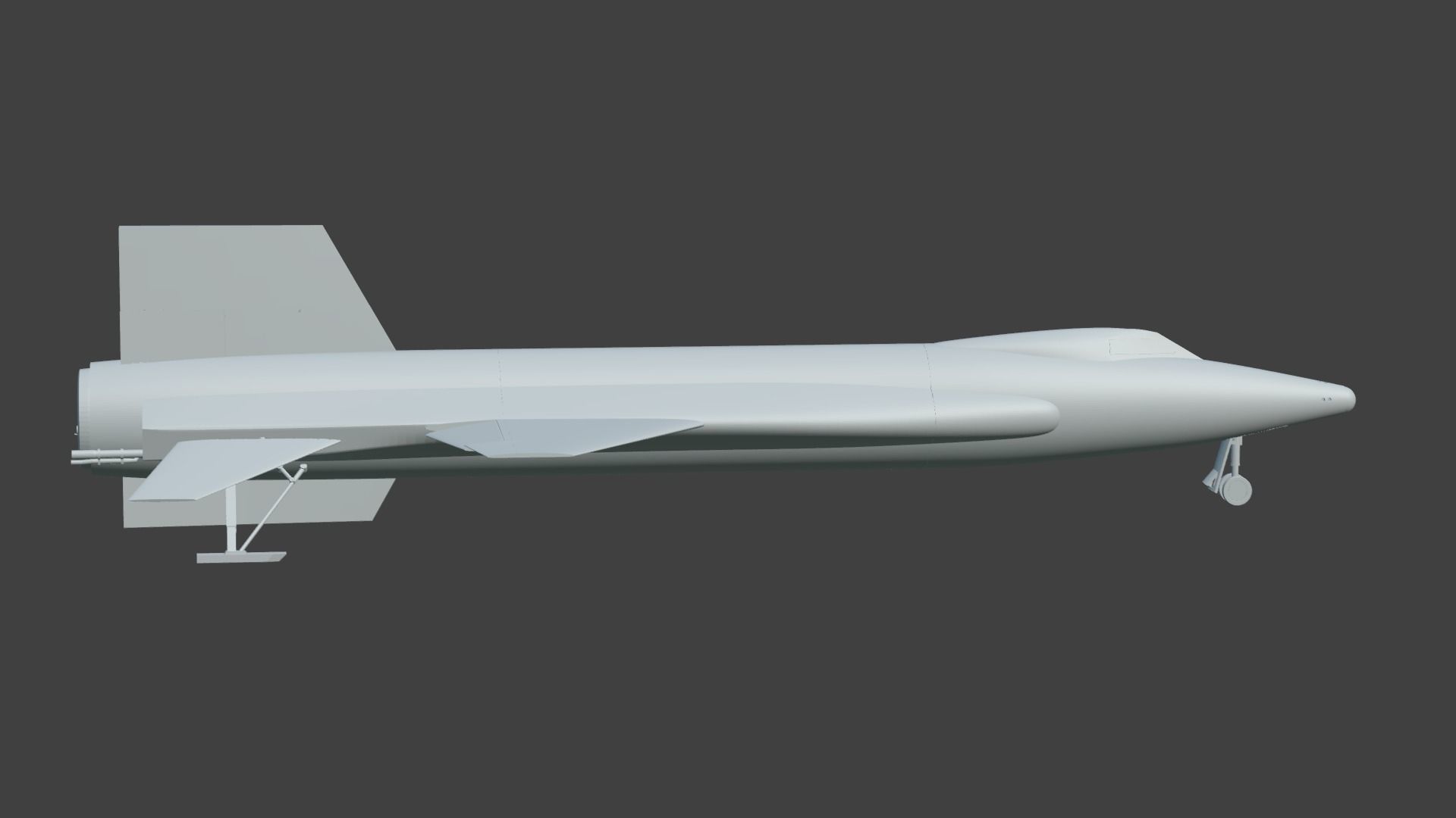 North American X-15 3D print model_1