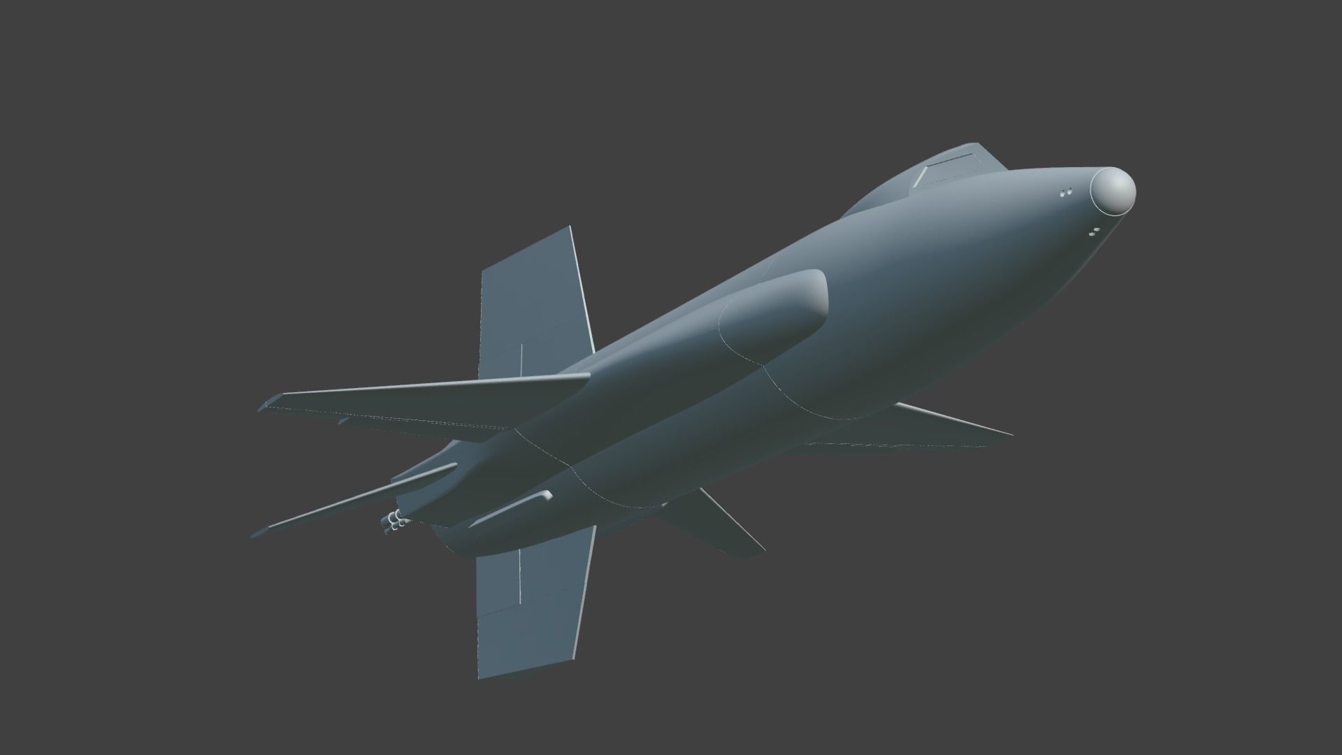 North American X-15 3D print model_3