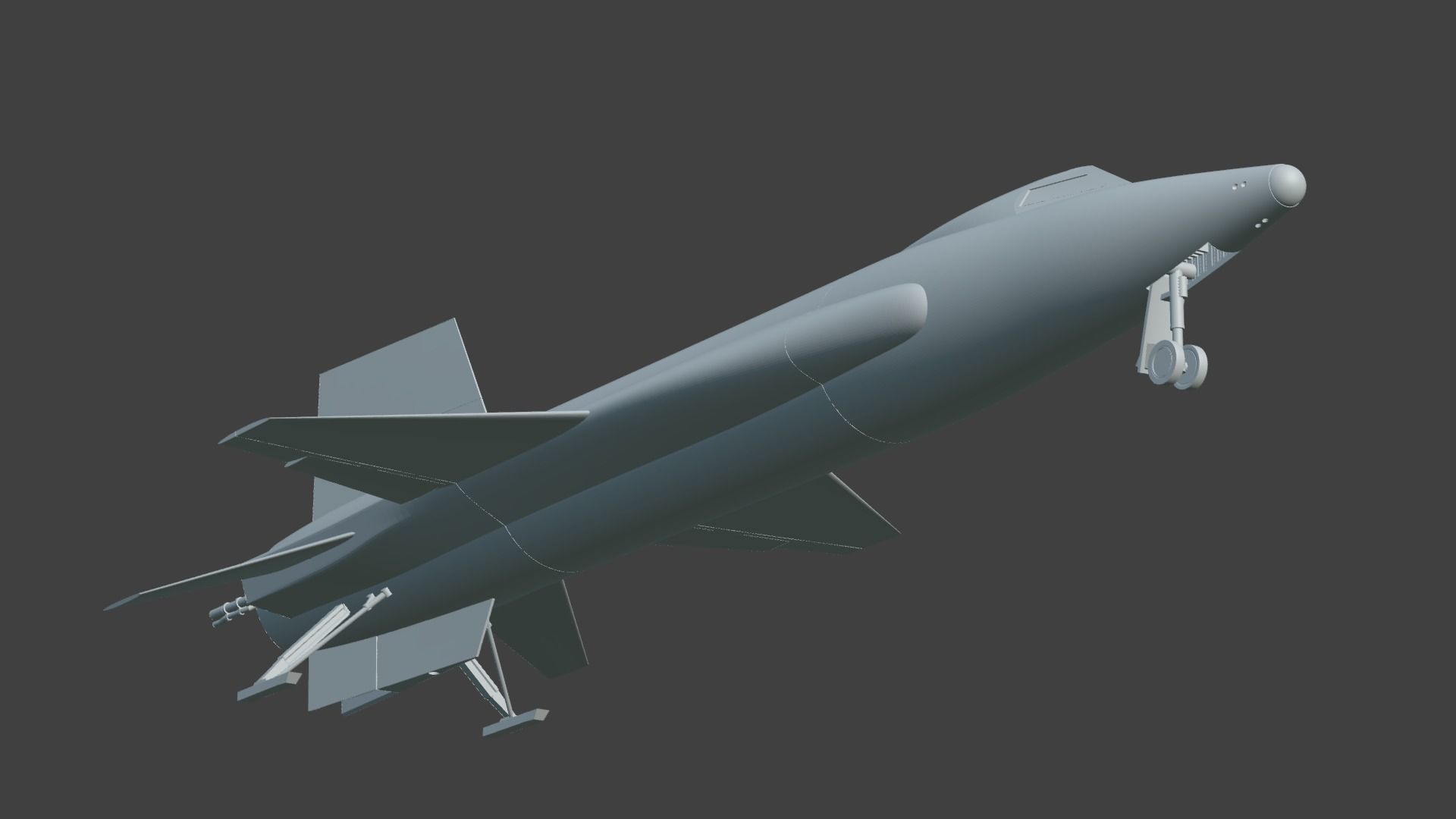 North American X-15 3D print model_2