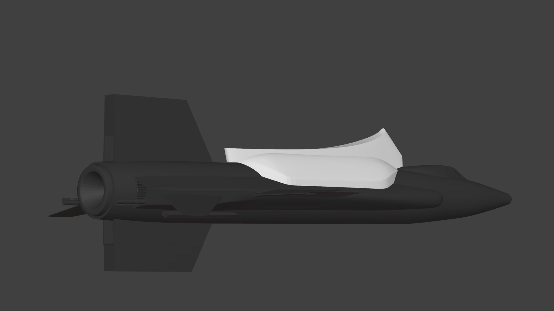North American X-15 3D print model_13