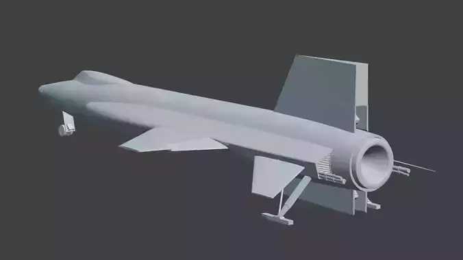 North American X-15 3D print model