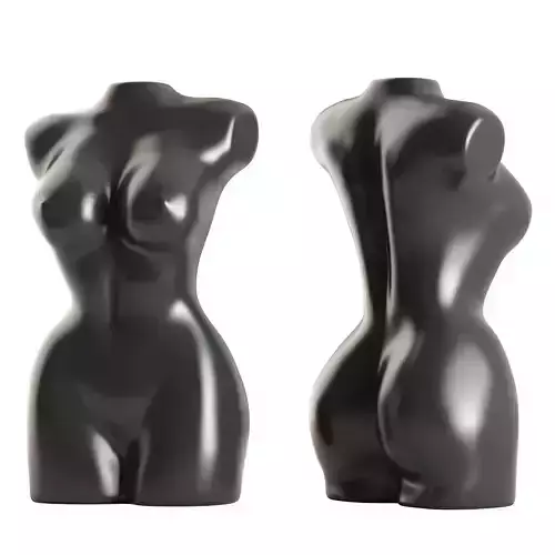 Female black torso