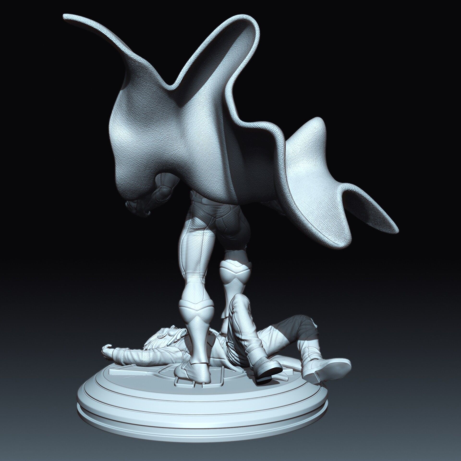 Superman kills Joker 3D print model_14