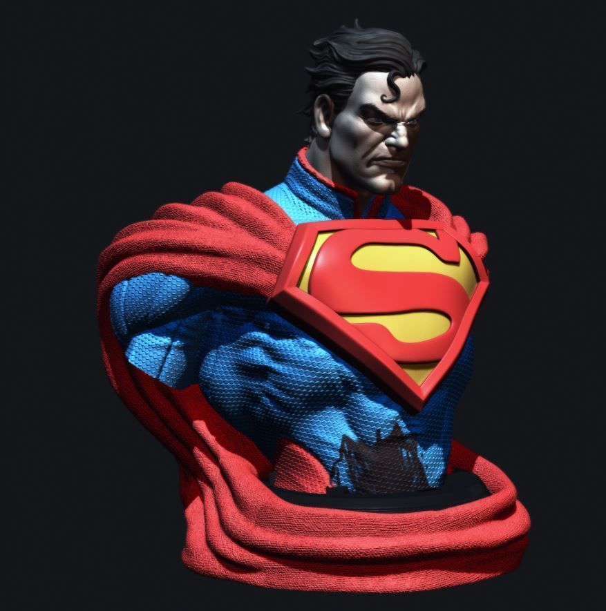 Superman kills Joker 3D print model_4